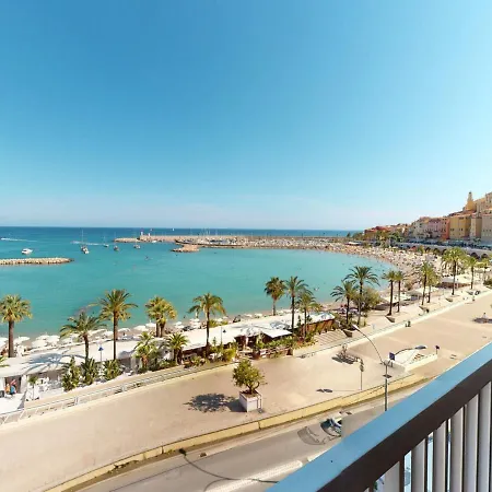Superbe 2p Au 5eme Etage Avec Terrasse Face A La Et Parking Prive - Menton, Garavan - Fr-1-196-293 Menton