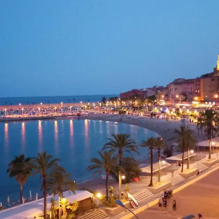 Superbe 2p Au 5eme Etage Avec Terrasse Face A La Et Parking Prive - Menton, Garavan - Fr-1-196-293 Lejlighed
