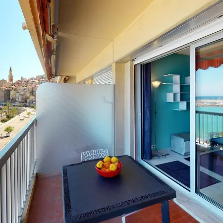 Superbe 2p Au 5eme Etage Avec Terrasse Face A La Et Parking Prive - Menton, Garavan - Fr-1-196-293